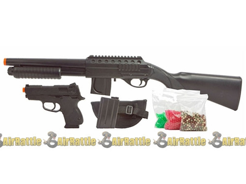 27783 Mossberg M500 Airsoft Shotgun & .45 Airsoft Pistol