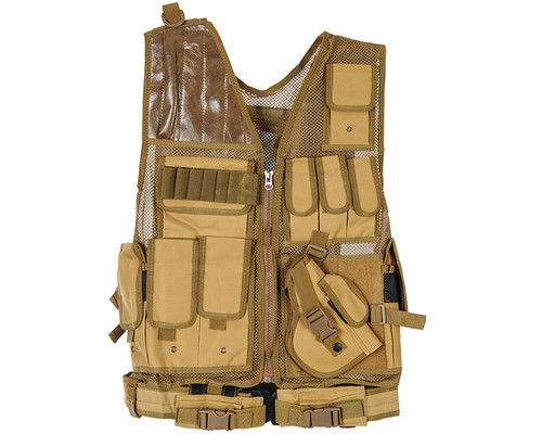 Warrior Tactical Vest - Crossdraw - Coyote