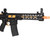 Lancer Tactical Enforcer Battle Hawk 10" Skeleton AEG Airsoft Gun w/ Alpha Stock - Black/Gold (LT-34BCG10-G2-ME)