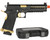 Lancer Tactical Knightshade Hi-Capa Gas Blowback Airsoft Pistol - Black/Gold (LTX-6B-M)