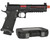 Lancer Tactical Knightshade Hi-Capa Gas Blowback Airsoft Pistol - Black/Red (LTX-6BR-M)