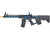 Lancer Tactical Proline Low FPS Enforcer Black Bird Skeleton M-LOK AEG Airsoft Gun w/ Alpha Stock - Black/Blue (LT-30BCNL-G2-ME)