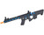 Lancer Tactical Proline Low FPS Enforcer Black Bird Skeleton M-LOK AEG Airsoft Gun w/ Alpha Stock - Black/Blue (LT-30BCNL-G2-ME)