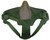 Bravo Airsoft Tactical V3 Strike Metal Mesh Face Mask - Olive Drab