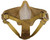 Bravo Airsoft Tactical V3 Strike Metal Mesh Face Mask - Tan