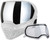 Empire EVS Full Face Mask w/ 2 Lenses - White/White