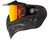 HK Army HSTL Full Face Mask - Black w/ Fire Lens