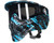 HK Army HSTL Full Face Mask - Fracture Black/Turquoise w/ Smoke Lens