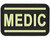 Glow in the Dark "Medic" PVC Patch (G-MEDIC)