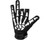 HK Army Bones Paintball Gloves - Black/White