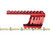 ASG-18243ASG Custom CNC Revolver Rail Mount w/ 20mm Weaver / Picatinny Rail ( Red )