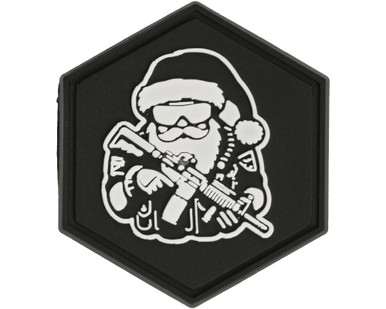 PVC Patch - Armed Santa (HEX-SANTACLAUS)