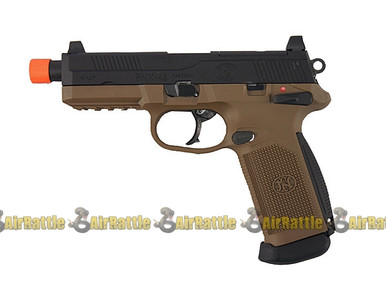 200503TB FN Herstal FNX-45 Tactical Airsoft GBB Pistol ( Tan Frame
