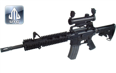 実物 Leapers UTG Model 4/15 4×20 ライフルスコープ Leapers UTG New Gen 4x20 Combat M4 / AR15 Range Estimating Scope w