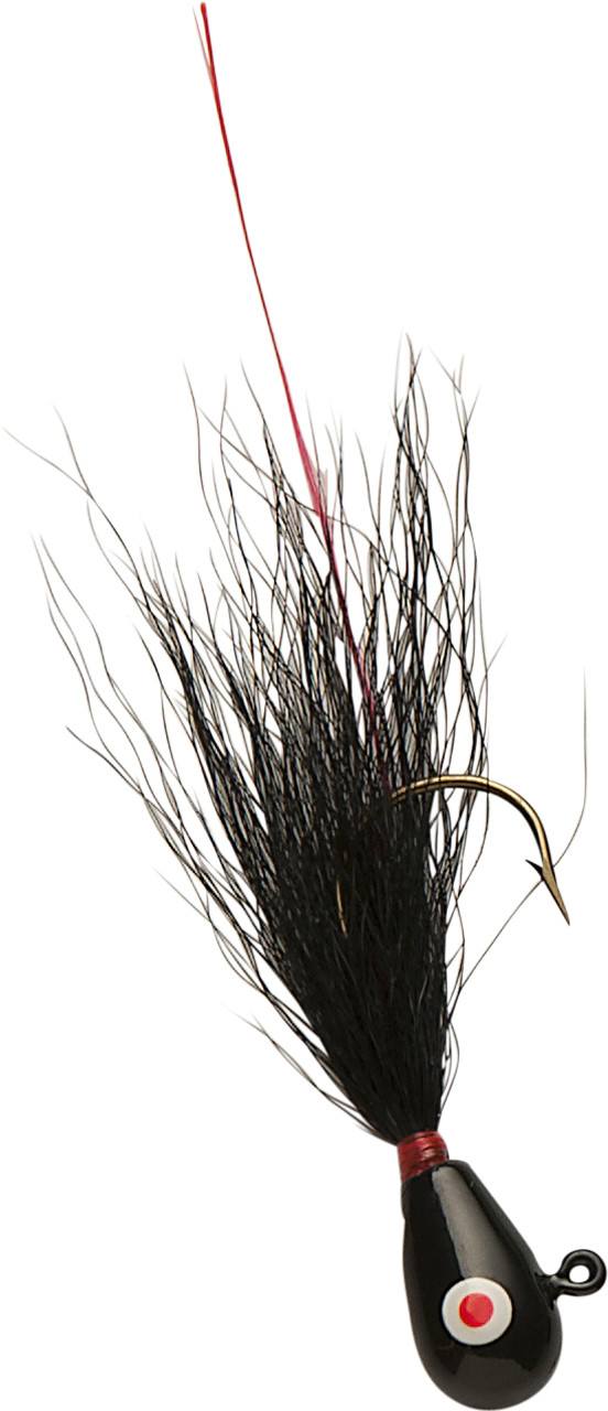 Kalin's Hand-Tied Bucktail Hair Jig - 1/4oz - Black