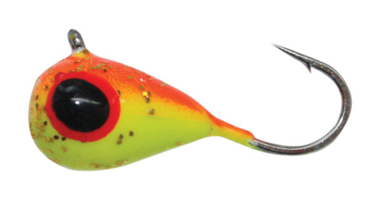 Tungsten Live Eye Jig Head - Olive Green