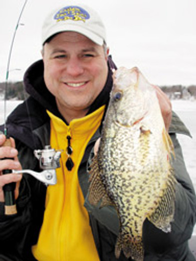 Finessing Crappies and Bluegills Through the Ice - Custom Jigs & Spins