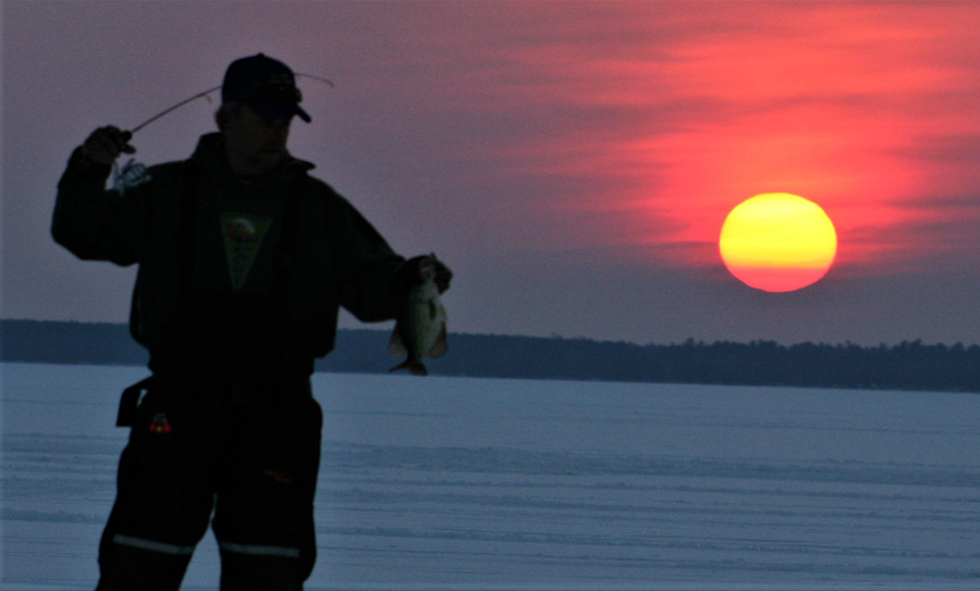 The Best Glow Jigs & Spoons to use for Ice Fishing for Walleye