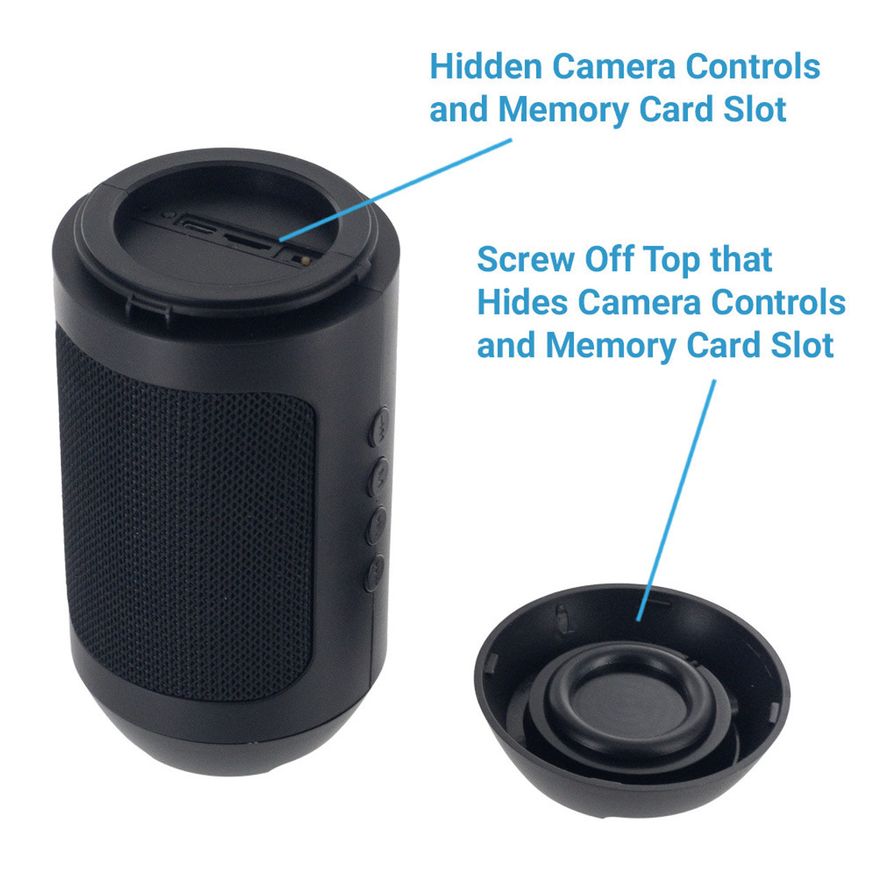 Bluetooth Speaker Hidden Camera