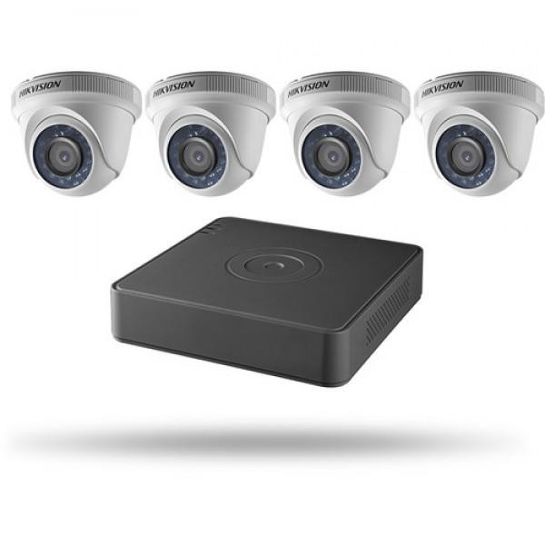 Hikvision 2mp 4 Channel TVI Dome Camera Kit | U-Spy Store