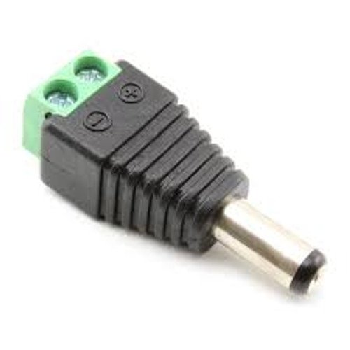 Male DC Power Adaptor Screw Terminal