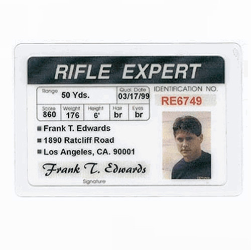 Rifle Expert ID Card