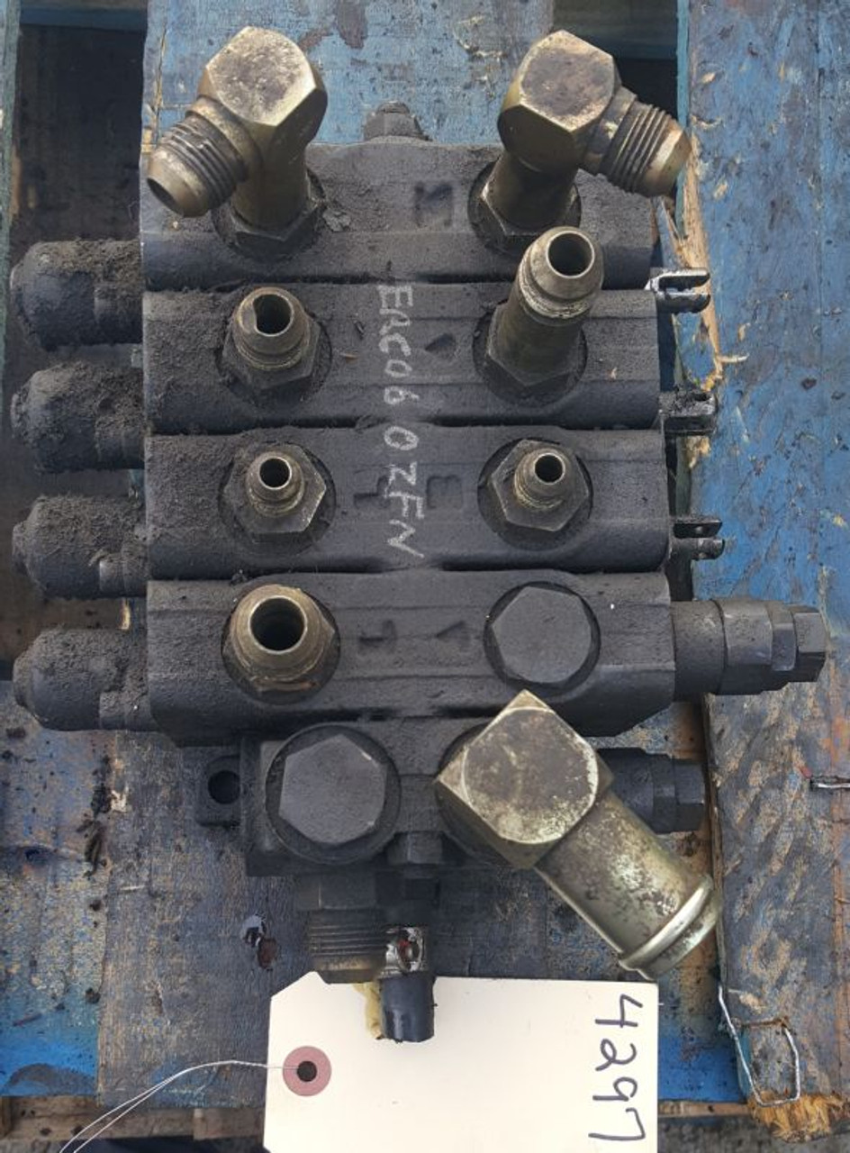 USED YALE ERC050GH FORKLIFT HYDRAULIC CONTROL VALVE ASSEMBLY (2-SPOOL) (1306260) - YT518791662