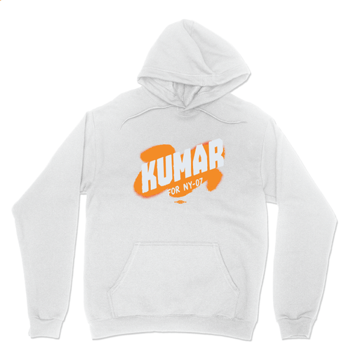 Kumar For NY-07 (White Pullover Hoodie)