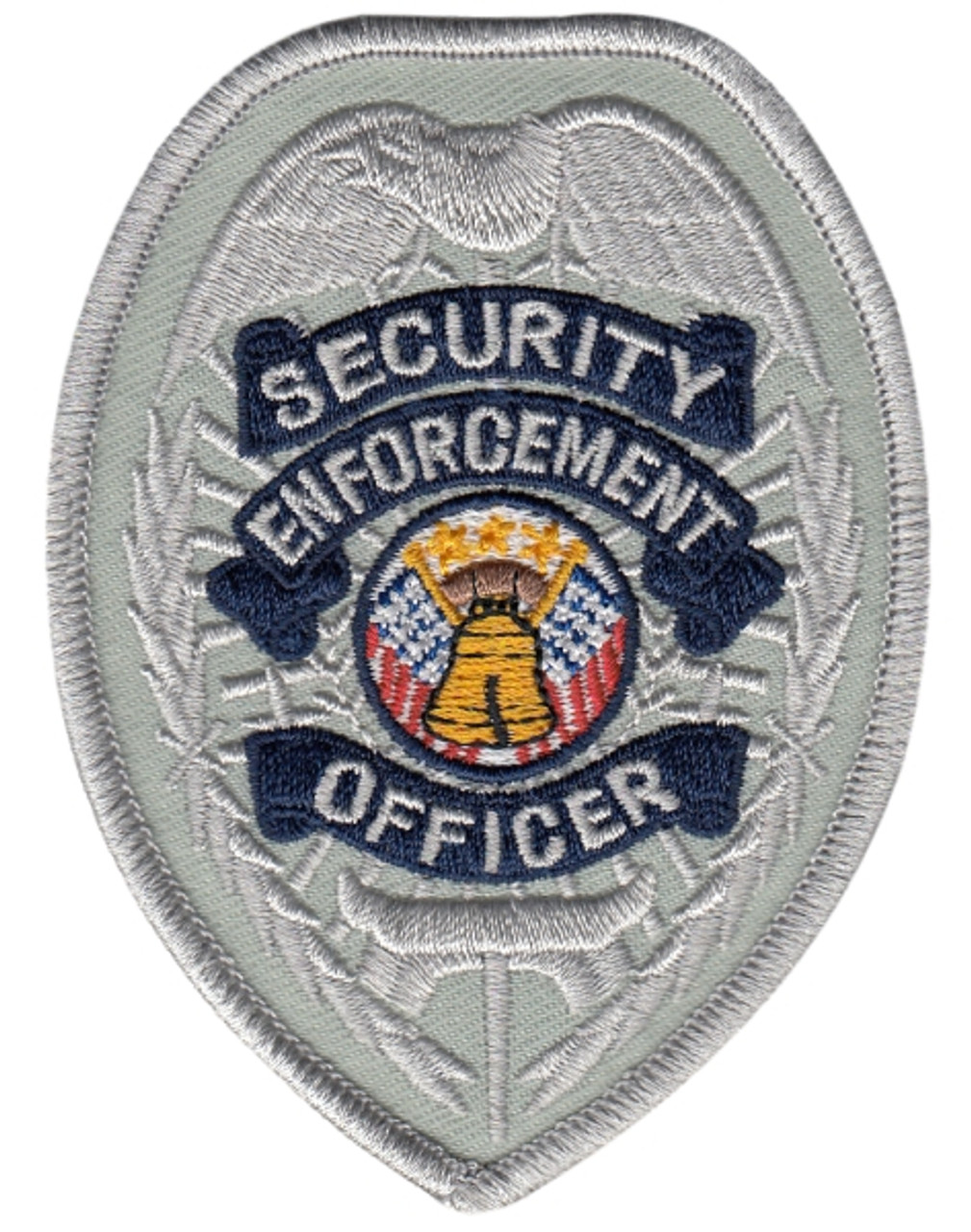 Premier Emblem  Silver Shield Security Officer Badge