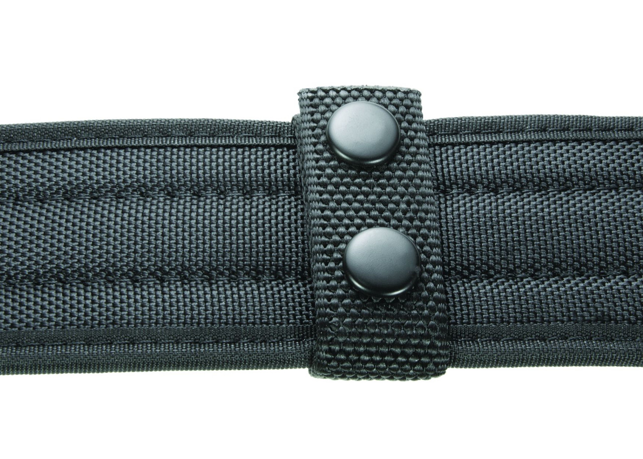 Ballistic Standard Belt Keepers, 7/8, Fits: 2.5W Duty Belt, Black, Black  Snaps