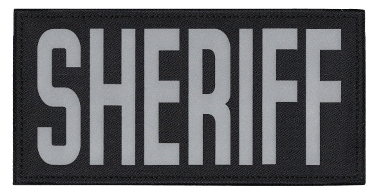 Hero's Pride 5 x 2 Gold On Black Multnomah County Sheriff Patch With Hook  Velcro
