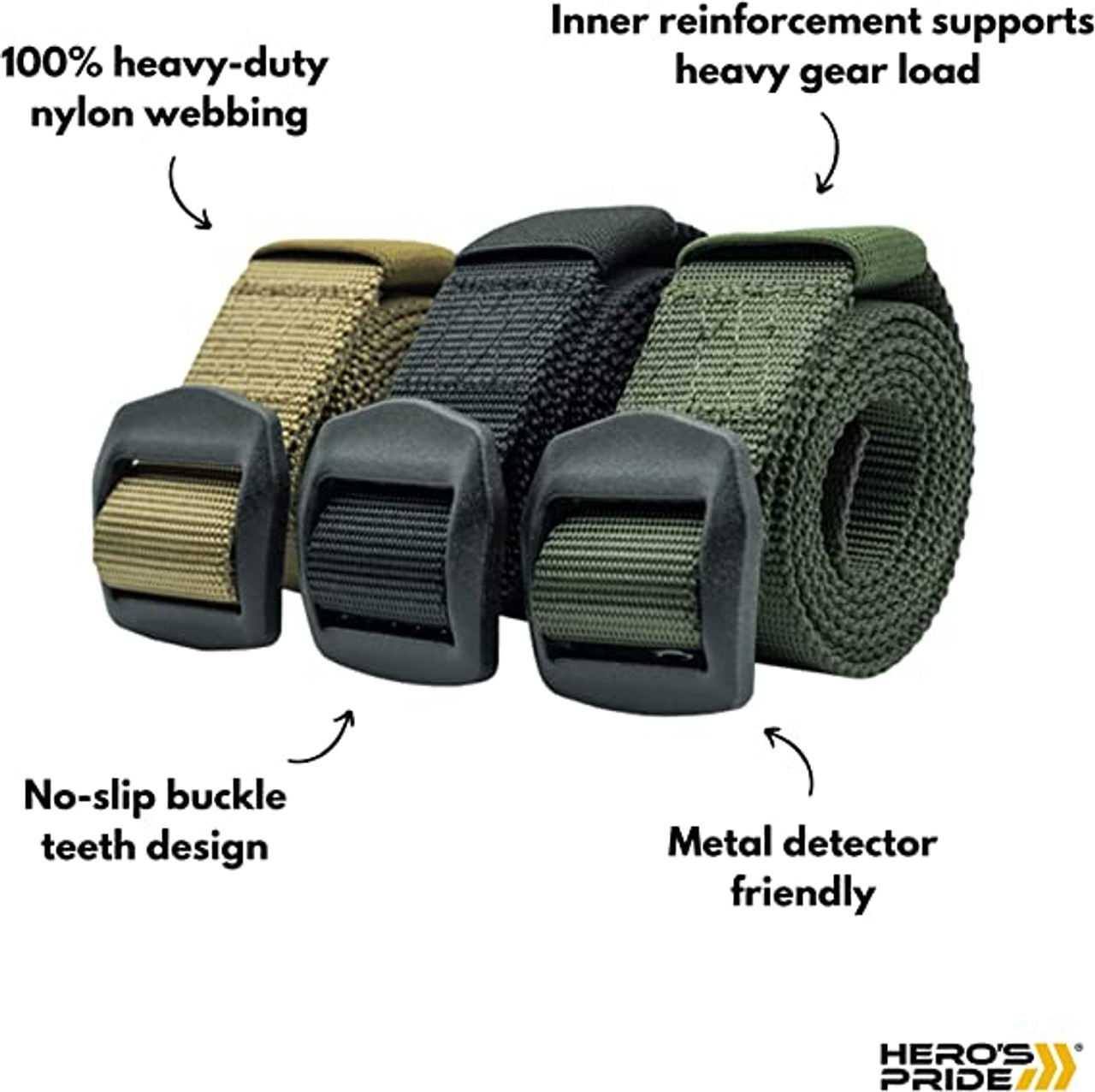 1.5 Heavy Duty Strap Kit w/ Metal Buckle