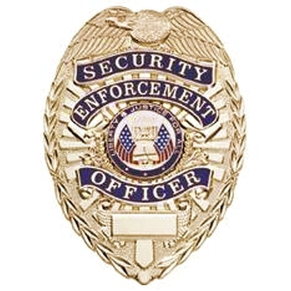 SECURITY ENFORCEMENT OFFICER, Lightweight Badge, Pin & Safety