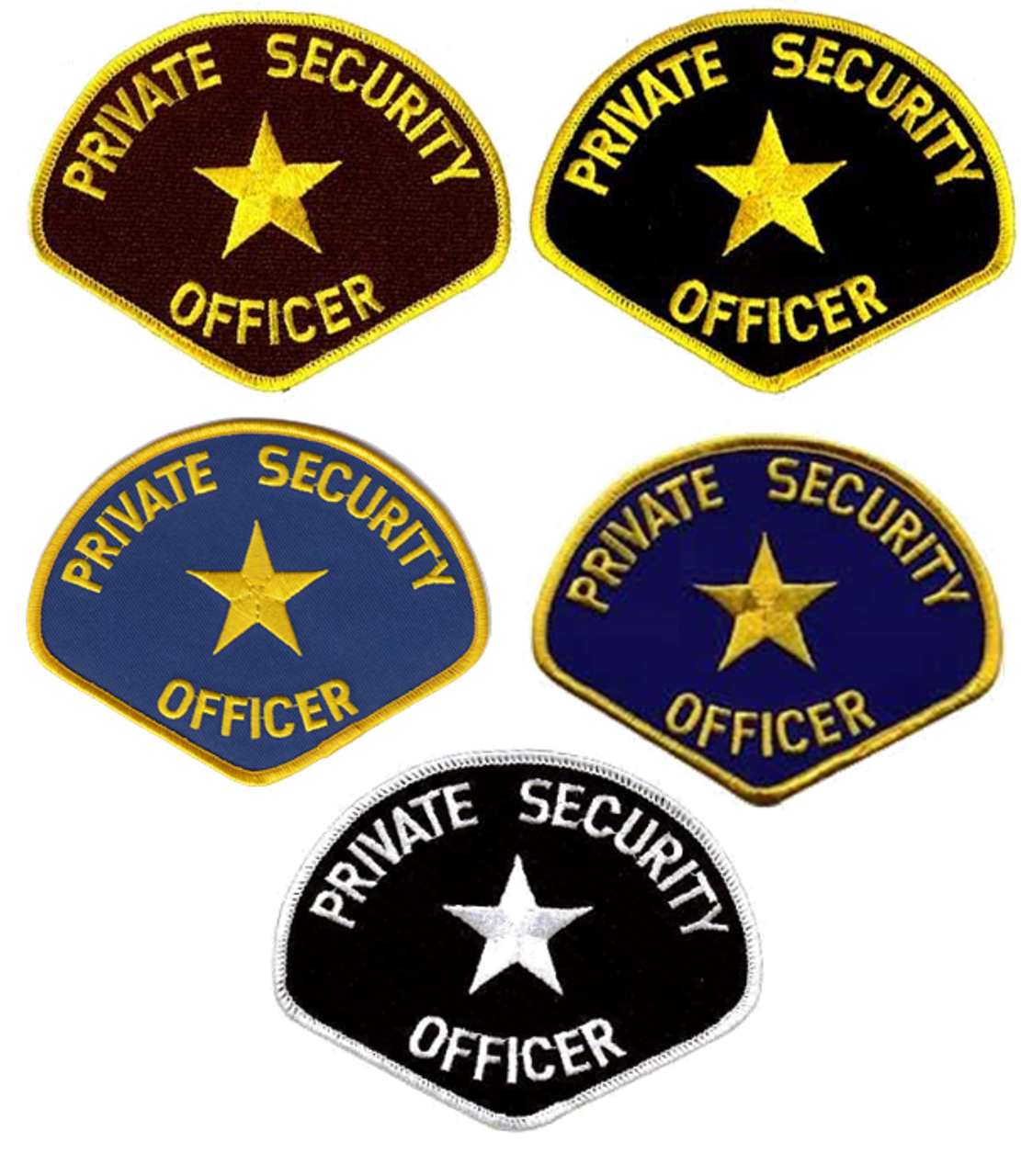 PRIVATE SECURITY OFFICER Shoulder Patch, 4-3/4x3-3/4 - Hero's Pride
