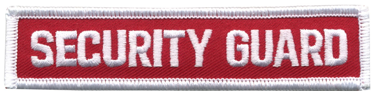 Security Guard Patch  911 Supply - 911supply