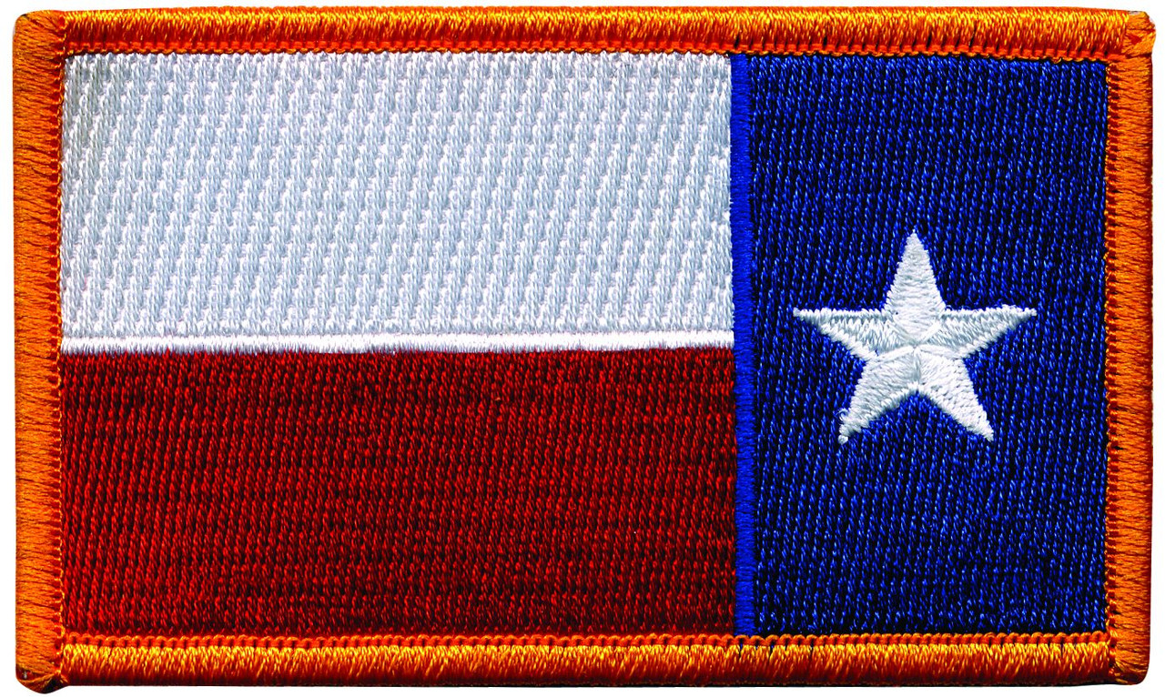 STEVENS TACTICAL Thin Blue Line Texas State Flag Patch – LEO Support Morale Patch