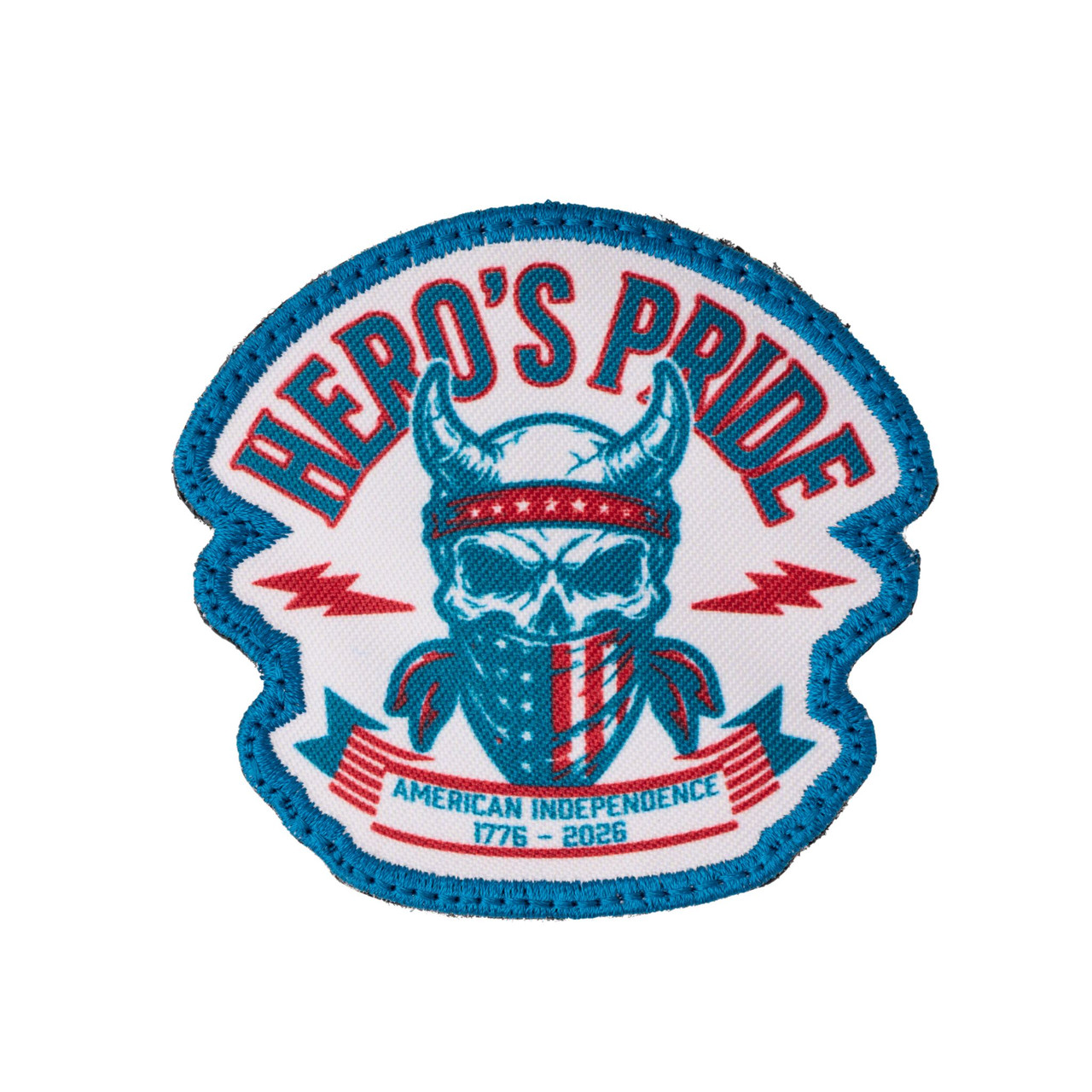 USA 250th Anniversary Sublimated Patch - Skull Bandana