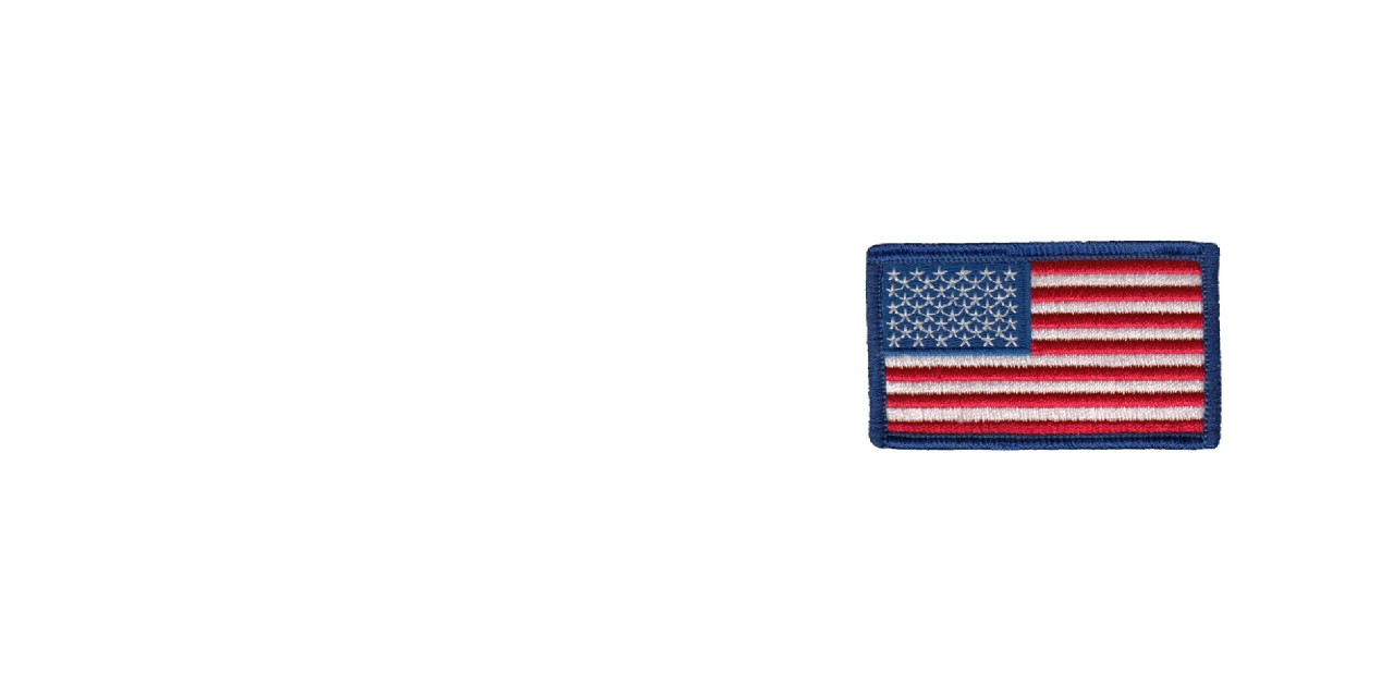 Rothco Embroidered Us Flag Patch With White Border 2777