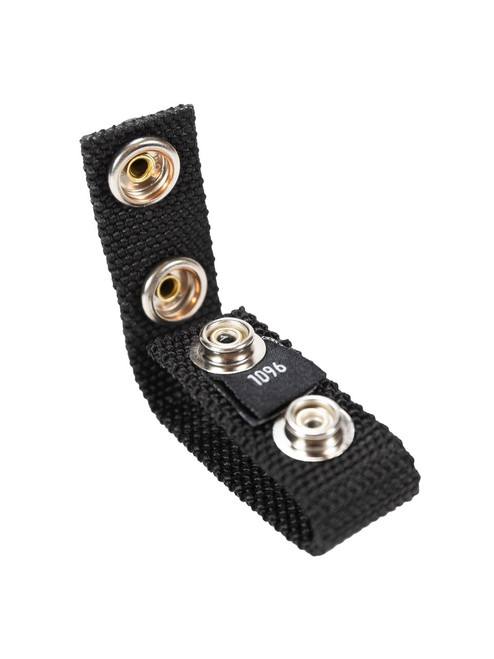 Ballistic Standard Belt Keepers 7/8", Fits: 2"W Duty Belt, Black, Black Snaps