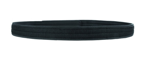 Black deluxe inner duty belt in 1680 denier ballistic, shown closed