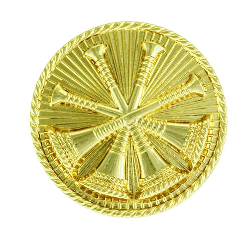 Deluxe Recessed Cutout Large Round Badge Holder