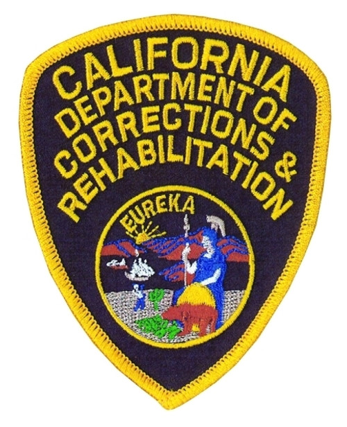 CDCR Star Shouldler Patch, Small, Full Color, 3x3-3/4"