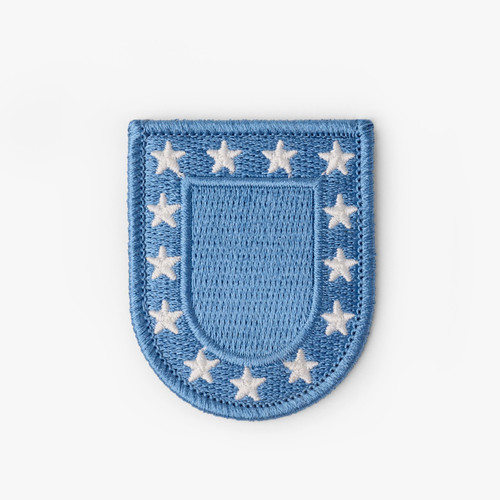 73rd Cavalry Regiment 3rd Battalion Beret Flash Patch - Blue/Blue