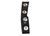 Ballistic Standard Belt Keepers, 7/8", Fits: 2.25"W Duty Belt, Black, Black Snaps