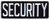 SECURITY Back Patch, Hook, White/Midnight Blue, 11x4"