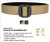 Reversible Tactical EDC Belt 1.5” - Heavy-Duty Material, Firm Grip of Buckle