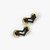 CPL Chevrons, 2 Posts & Clutch Backs, Pairs, Mini-3/4" Wide