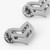 SGT Chevron, 2 Posts & Clutch Backs, Pairs, Mini-3/4" Wide