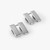 Captain, Smooth, Pin & Safety Catch, Pairs, Regular-1" High
