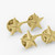 2 Stars, 2 Posts & Clutch Backs, Pairs, 5/8" High